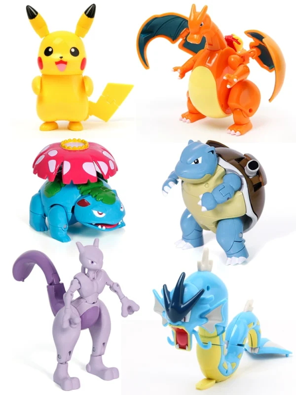 Flagship store genuine Pokémon Pikachu figure set ball peripheral boy Bikachu toy ornaments doll - 图片 4