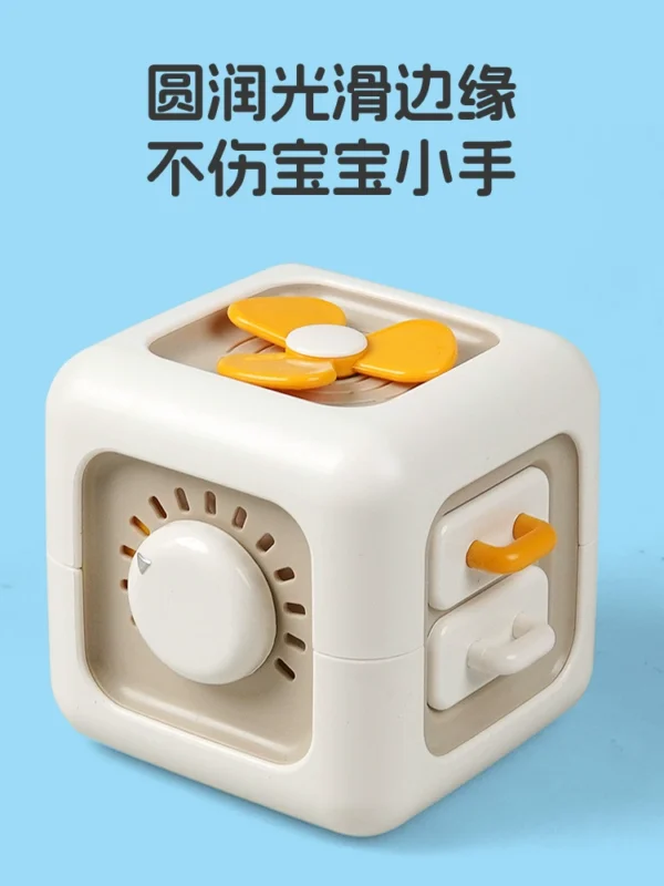 Baby toys 0-1 year old 2 Montessori early education education children 0 to 3 months 6 consuming baby's physical strength 12 hexahedral - 图片 4