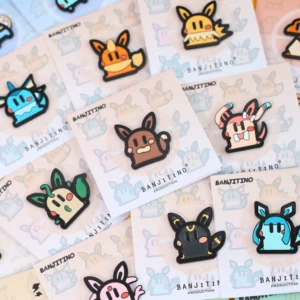 BANJiTiNO homemade Pokémon Fairy Ibrahimovic badge cute brooch pin peripheral pendant magnetic refrigerator sticker