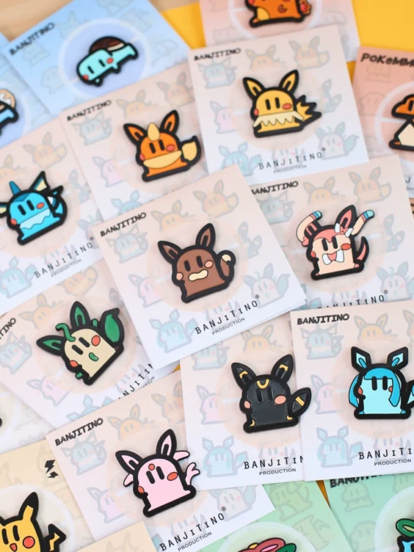BANJiTiNO homemade Pokémon Fairy Ibrahimovic badge cute brooch pin peripheral pendant magnetic refrigerator sticker