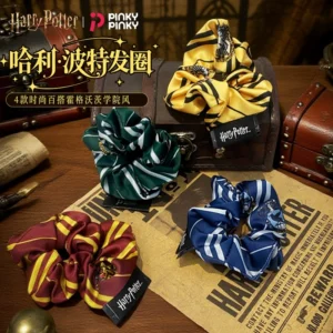 Genuine Pinky Harry Potter College Scrunchie Gryffindor Slytherin co-branded hair accessory women's gift