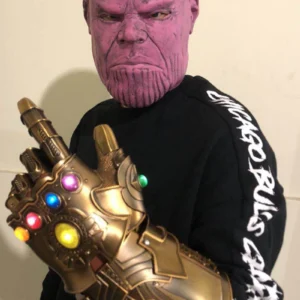 HCMY Thanos Infinity Gauntlets Avengers Iron Man Nano 1 to 1 Full Metal Wearable Glove Ornaments