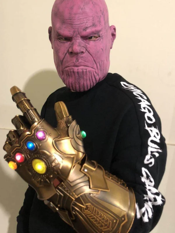 HCMY Thanos Infinity Gauntlets Avengers Iron Man Nano 1 to 1 Full Metal Wearable Glove Ornaments